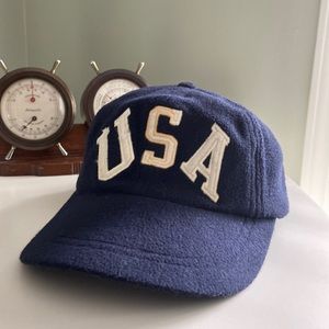 Vintage Polo Ralph Lauren USA Flag Fitted flannel Cap (late 80’s-early 90’s)